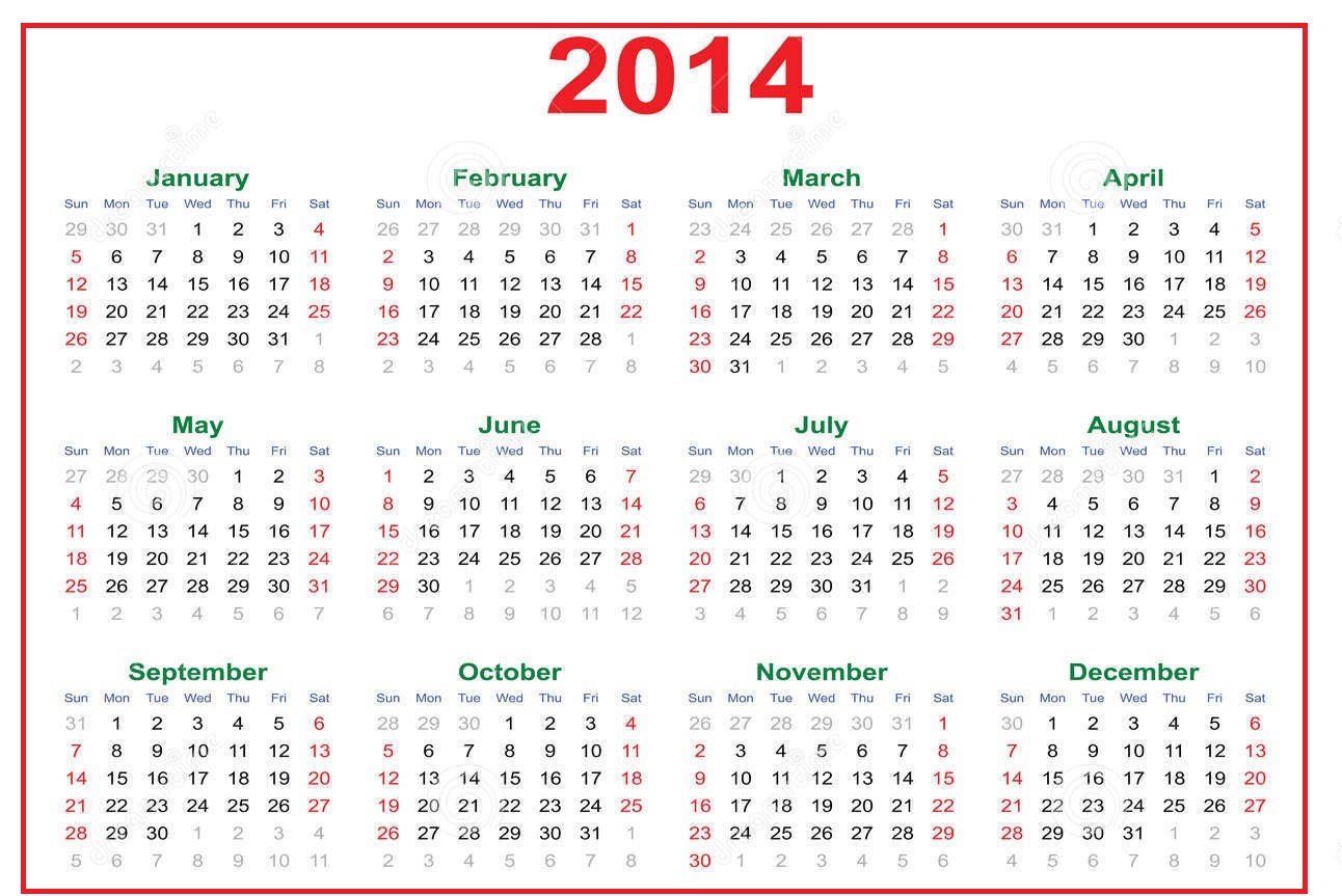 Calendar 2013